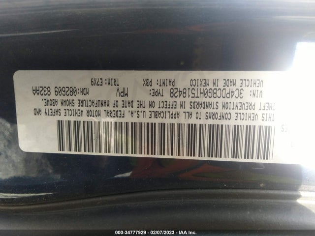 Dodge Journey Sxt 2017 3C4PDCBG0HT518428 Image 9