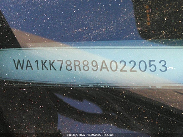 WA1KK78R89A022053 Audi Q5 Prestige