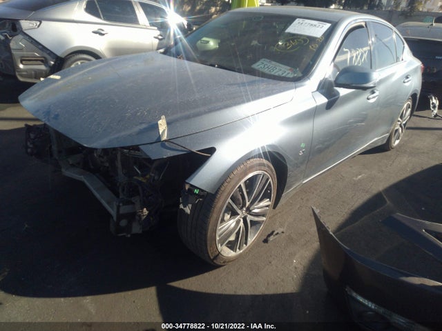 34778822 :رقم المزاد ، JN1BV7AP2FM353410 vin ، 2015 Infiniti Q50 Sport مزاد بيع