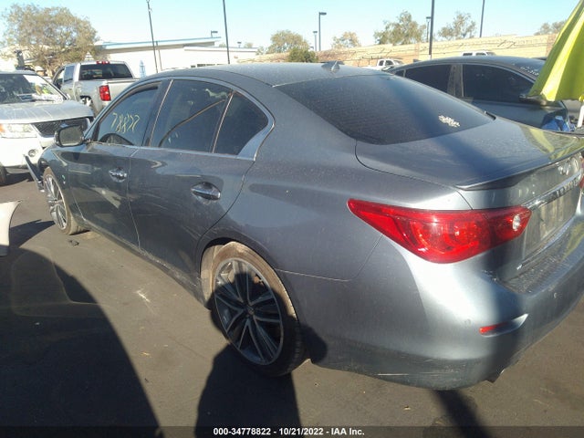 34778822 :رقم المزاد ، JN1BV7AP2FM353410 vin ، 2015 Infiniti Q50 Sport مزاد بيع