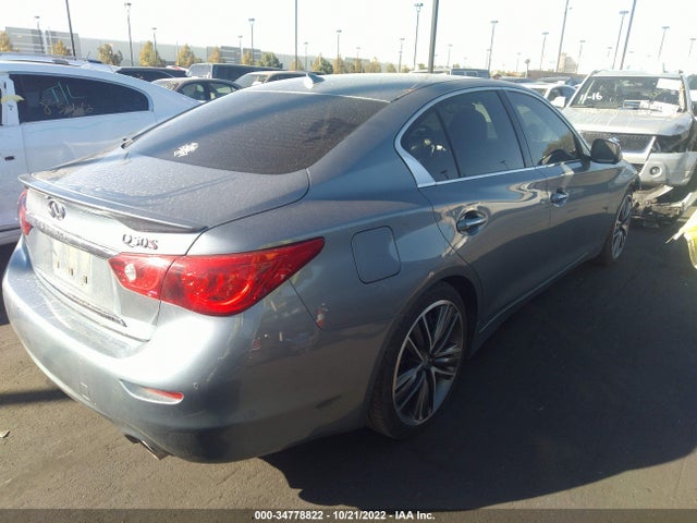 34778822 :رقم المزاد ، JN1BV7AP2FM353410 vin ، 2015 Infiniti Q50 Sport مزاد بيع