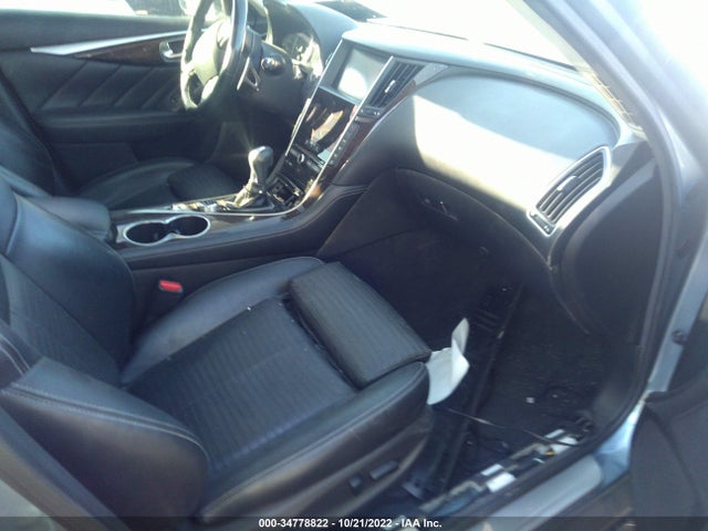 34778822 :رقم المزاد ، JN1BV7AP2FM353410 vin ، 2015 Infiniti Q50 Sport مزاد بيع