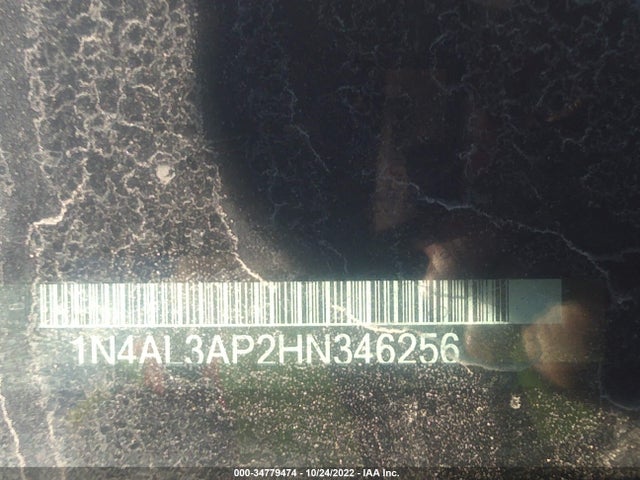 2017 NISSAN ALTIMA 2.5 S VIN: 1N4AL3AP2HN346256