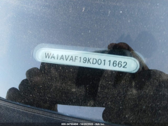 WA1AVAF19KD011662 Audi Q8 PREMIUM