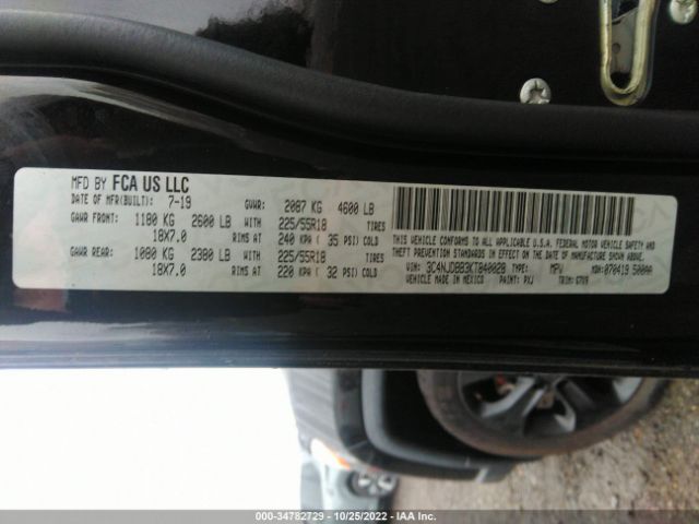 3C4NJDBB3KT840028 Jeep Compass