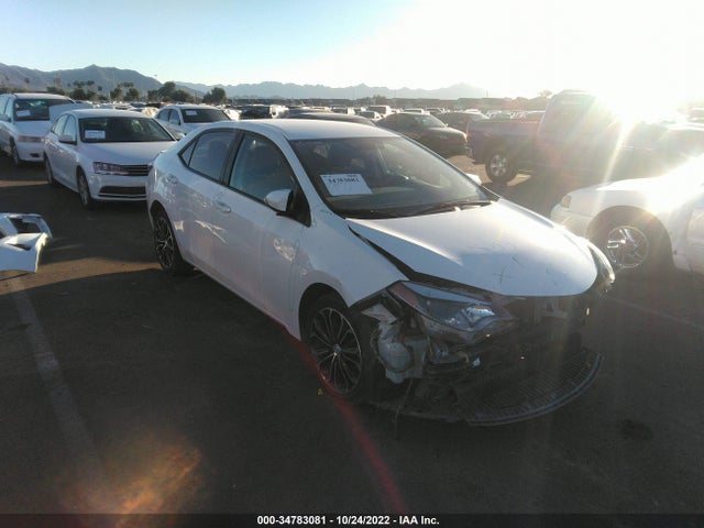 2016 TOYOTA COROLLA L/LE/S/S PLUS/LE PLUS VIN: 5YFBURHE0GP376294
