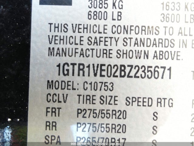 GMC Sierra 1500 Sle 2011 1GTR1VE02BZ235671 Image 9