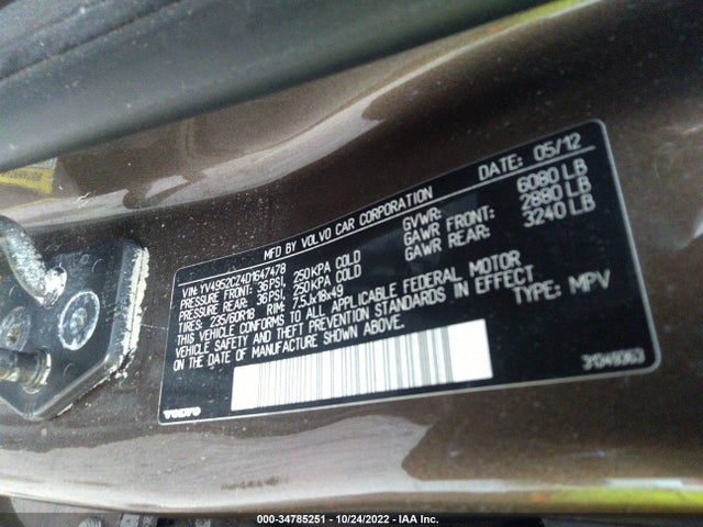 Volvo XC90 2013 YV4952CZ4D1647478 Image 10