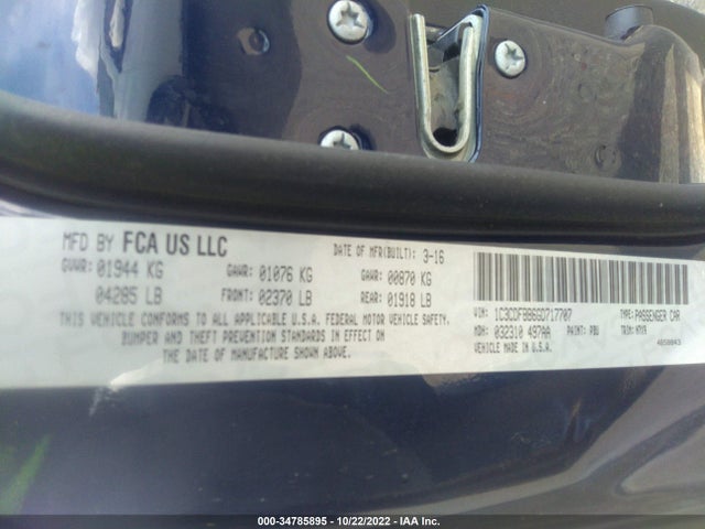Dodge DART SXT 2016 1C3CDFBB6GD717707 Image 9