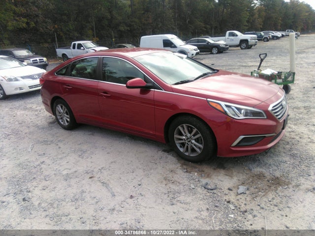 2016 HYUNDAI SONATA 2.4L SE VIN: 5NPE24AF0GH336481