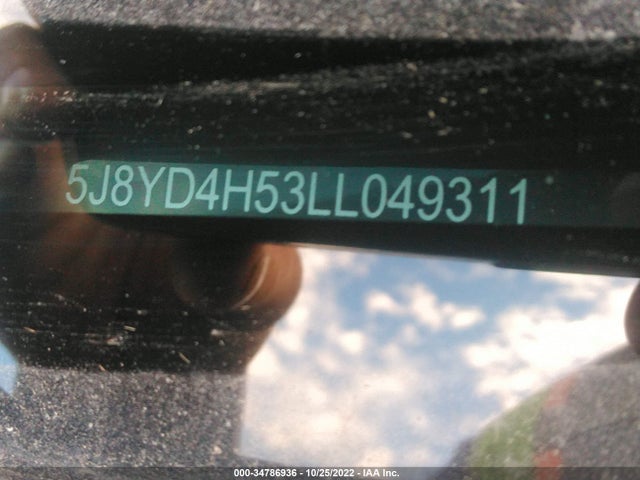 2020 Acura MDX, VIN: 5J8YD4H53LL049311