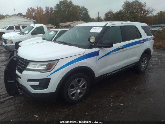 2016 FORD UTILITY POLICE VIN: 1FM5K8AR0GGA29071