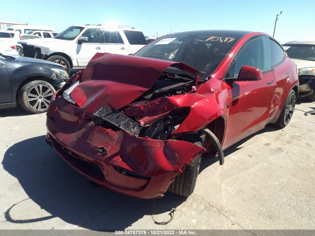 Tesla Model Y Performance 2022 7SAYGDEF9NF539649 Image 2