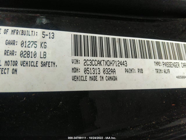 2C3CCAKTXDH712443 Chrysler 300
