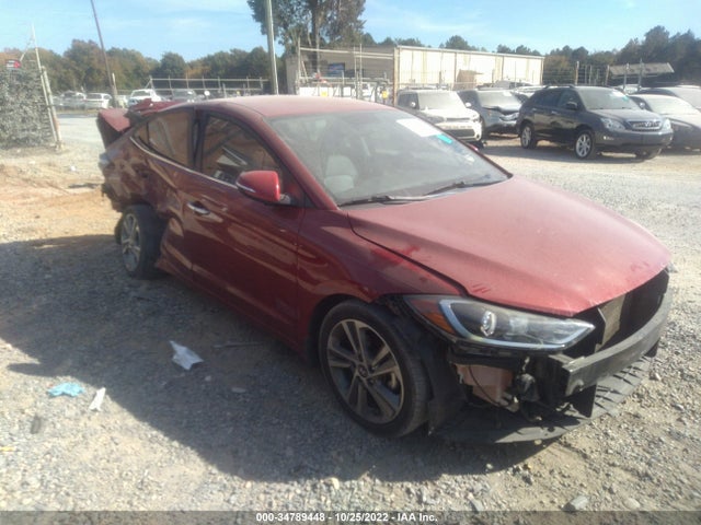 2017 HYUNDAI ELANTRA LIMITED VIN: KMHD84LF0HU298910