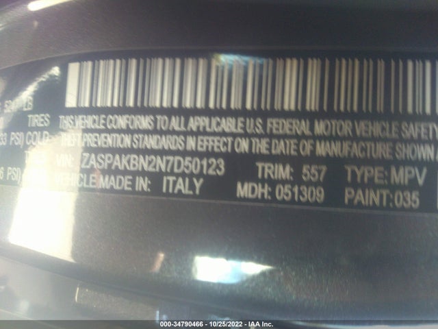 ZASPAKBN2N7D50123 Alfa Romeo Stelvio Veloce