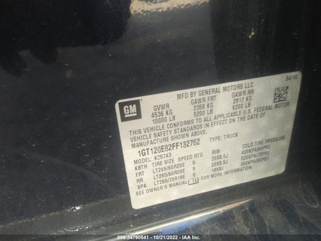 GMC Sierra 2500hd Denali 2015 1GT120E82FF132762 Image 9