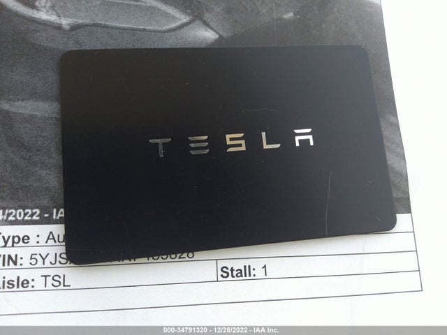 2022 Tesla Model S, VIN: 5YJSA1E5XNF483828