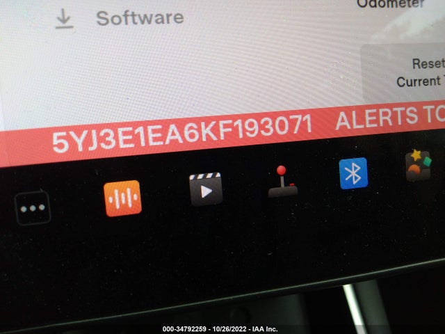 Tesla MODEL 3 2019 5YJ3E1EA6KF193071 Image 9