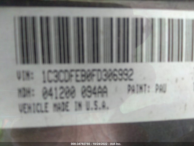Dodge DART GT 2015 1C3CDFEB0FD306992 Image 9