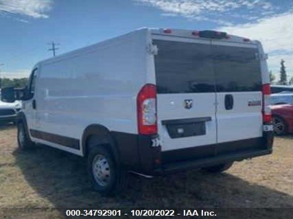 2021 RAM PROMASTER CARGO VAN VIN: 3C6LRVAG3ME559932