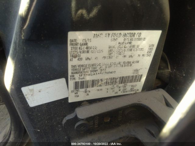 1FT7W2AT5FED55422 Ford Super Duty F-250 Srw Xl/xlt/lariat/king Ranch