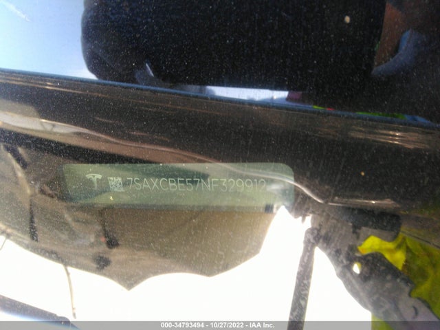 Tesla MODEL X 2022 7SAXCBE57NF329912 Image 10