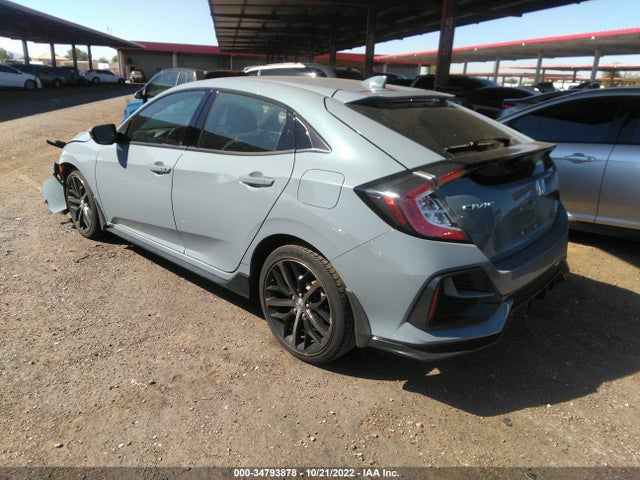 2021 HONDA CIVIC HATCHBACK SPORT VIN: SHHFK7H48MU228175