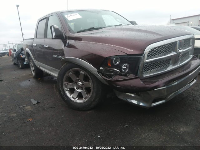 2012 RAM 1500 LARAMIE VIN: 1C6RD7NT1CS147516