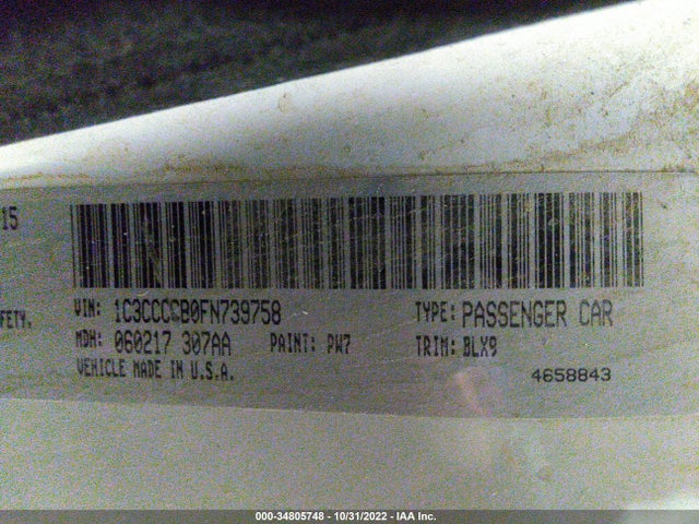 1C3CCCCB0FN739758 Chrysler 200 C