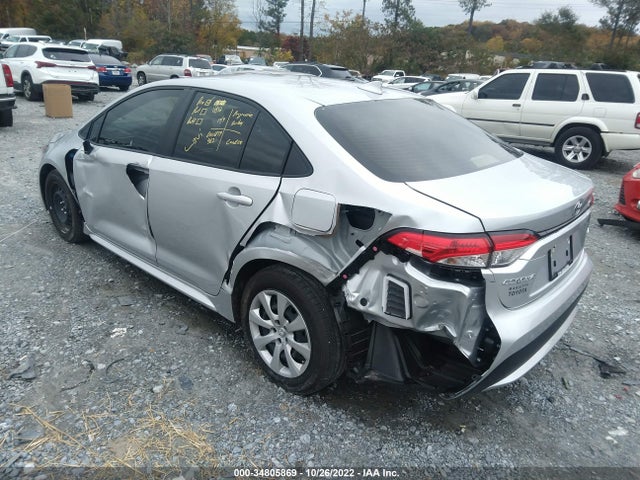 2022 TOYOTA COROLLA LE VIN: JTDEPMAE8N3015094