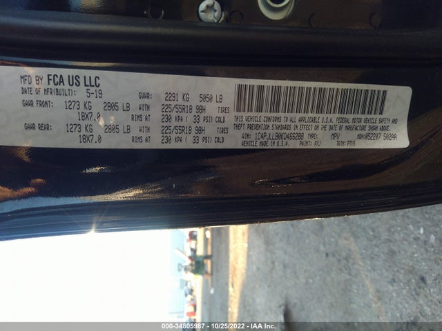 Jeep Cherokee Altitude 2019 1C4PJLLB0KD466288 Image 11