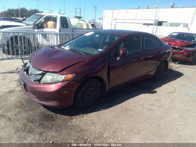 2012 HONDA CIVIC SDN LX VIN: 2HGFB2F56CH507750