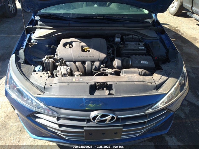 2019 HYUNDAI ELANTRA SEL VIN: 5NPD84LF1KH409499