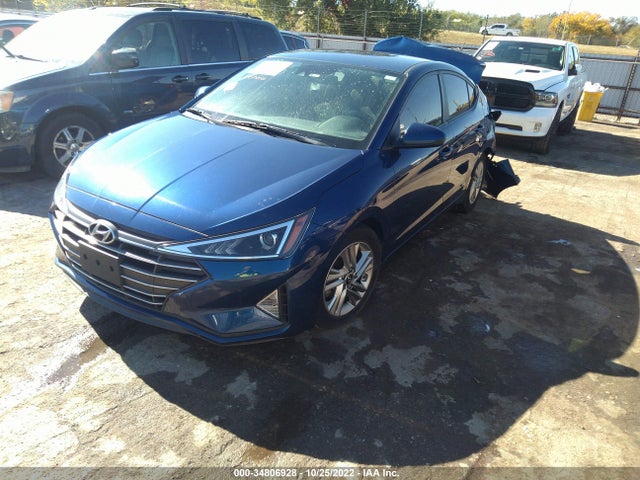 2019 HYUNDAI ELANTRA SEL VIN: 5NPD84LF1KH409499