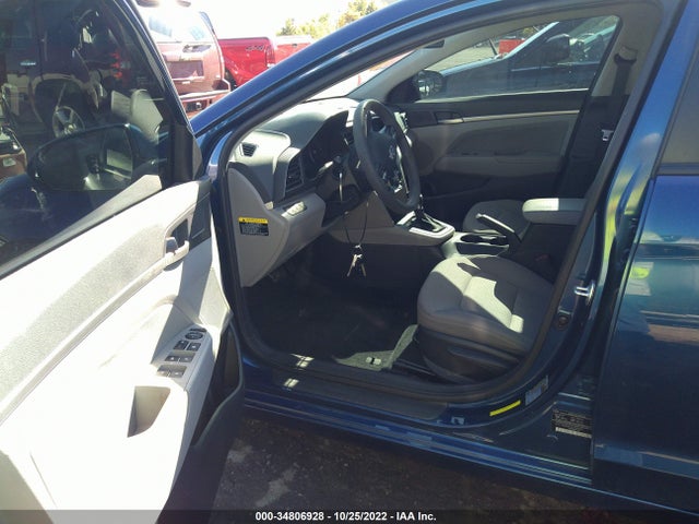 2019 HYUNDAI ELANTRA SEL VIN: 5NPD84LF1KH409499