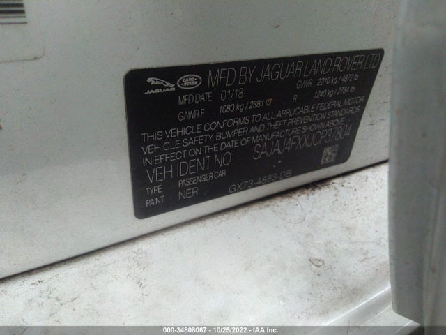 2018 Jaguar XE, VIN: SAJAJ4FXXJCP37804
