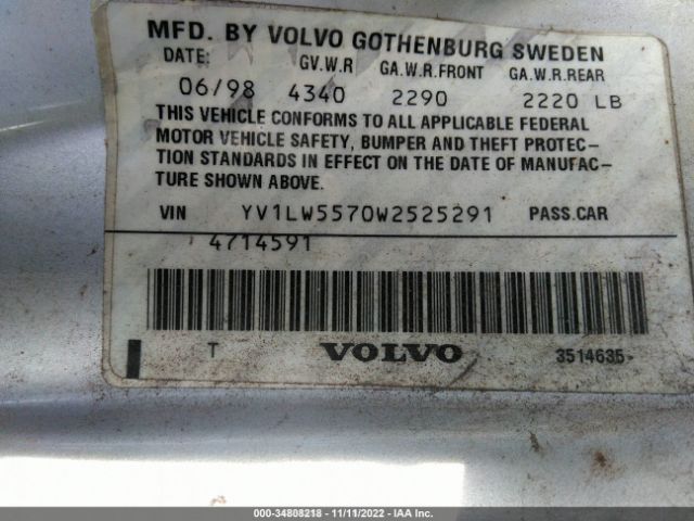 YV1LW5570W2525291 Volvo V70