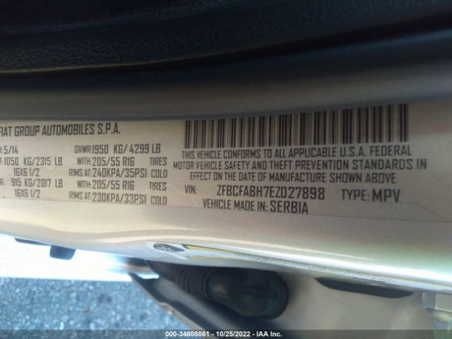 ZFBCFABH7EZ027898 Fiat 500L