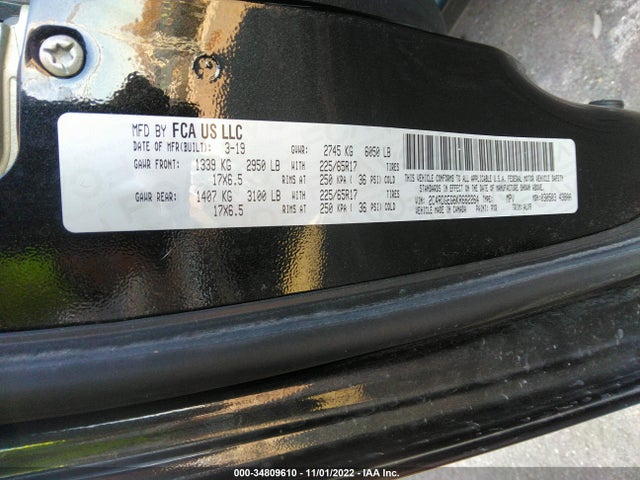 Dodge Grand Caravan Gt 2019 2C4RDGEG6KR662264 Image 9