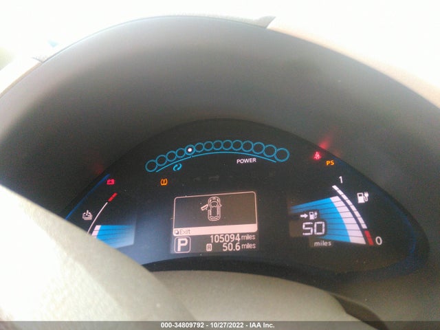2012 NISSAN LEAF SL VIN: JN1AZ0CP7CT024370