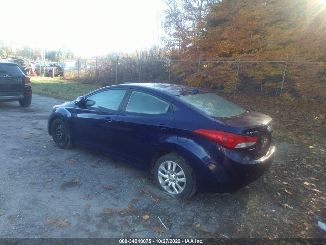 2011 HYUNDAI ELANTRA GLS PZEV VIN: 5NPDH4AE7BH030565