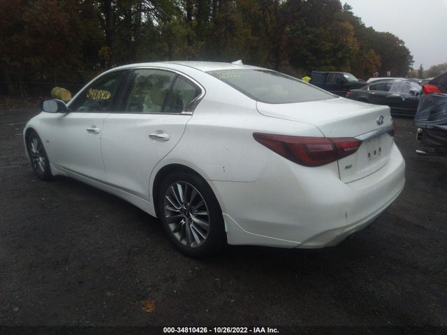 34810426 :رقم المزاد ، JN1EV7AR2JM438822 vin ، 2018 Infiniti Q50 3.0t Luxe مزاد بيع