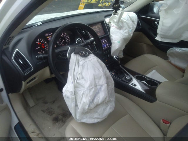 34810426 :رقم المزاد ، JN1EV7AR2JM438822 vin ، 2018 Infiniti Q50 3.0t Luxe مزاد بيع