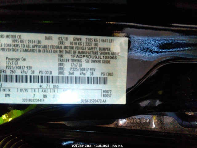 2018 Ford C-Max, VIN: 1FADP5DU9JL105066
