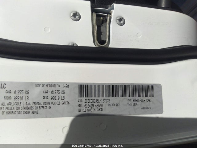 Dodge Charger Scat Pack 2020 2C3CDXGJ5LH127176 Image 9