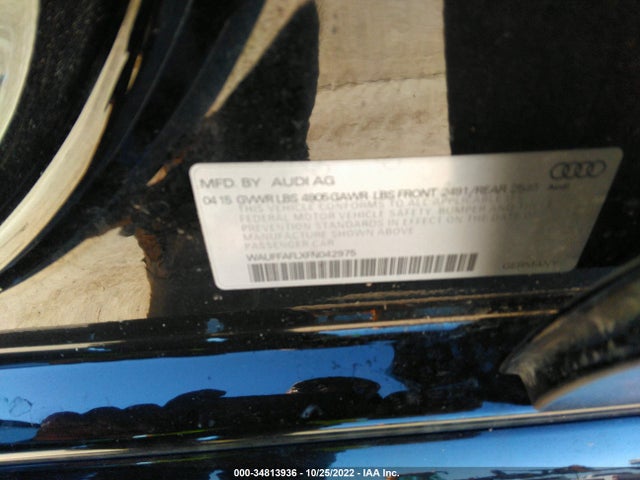 2015 Audi A4, VIN: WAUFFAFLXFN042975