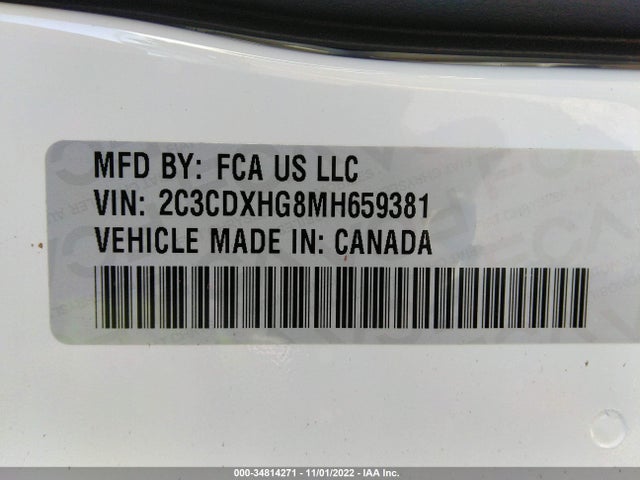 Dodge Charger Gt Rwd 2021 2C3CDXHG8MH659381 Image 9