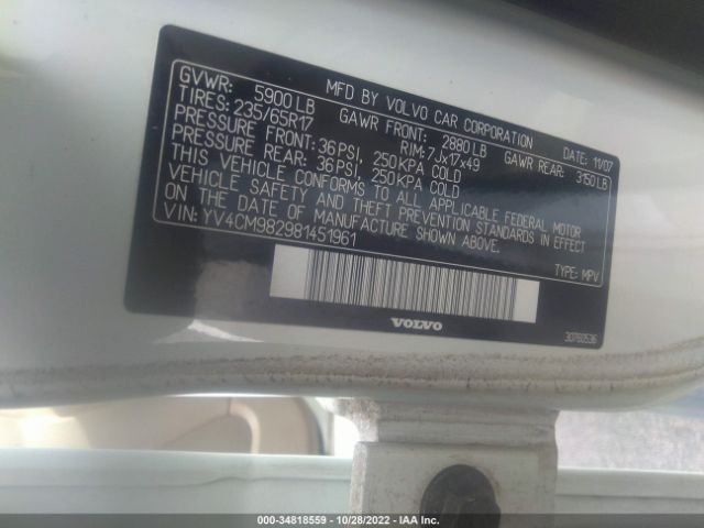 YV4CM982981451961 Volvo Xc90 I6
