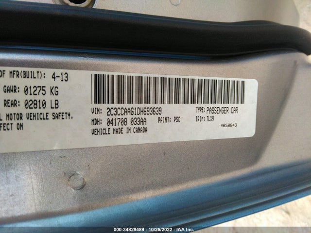 2C3CCAAG1DH693639 Chrysler 300